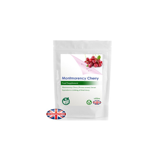 Tart Montmorency Cherry 2000mg (180 tablets) Muscle, Gout, UK (V)