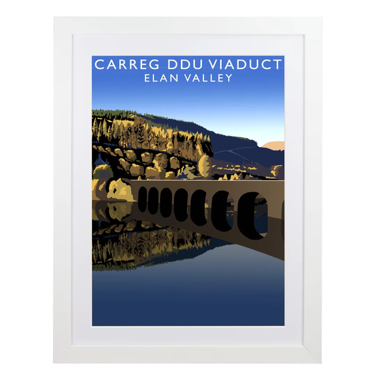 Carreg Ddu Viaduct by Richard O'Neil - Graphic Art Print on Paper