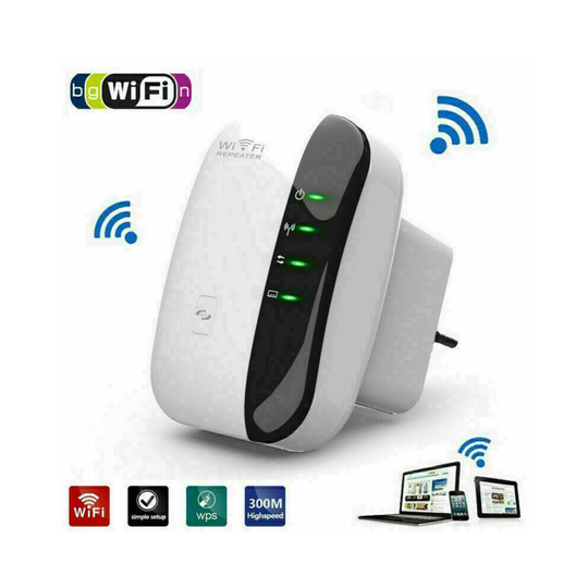 Wireless WiFi Signal Range Booster Repeater Extender Amplifier Network Internet