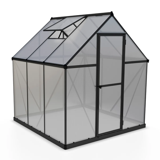 Palram - Canopia Canopia by Palram Mythos Greenhouse Grey - 6 x 6