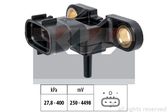 Air Pressure Sensor, height adaptation 493214 KW 493214