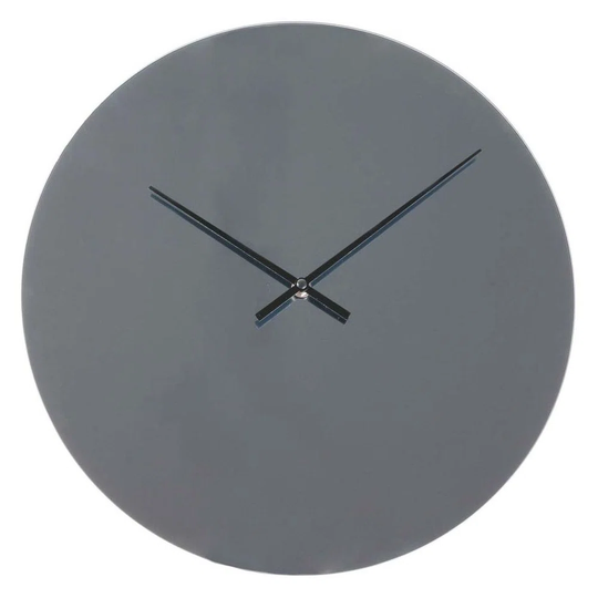 Smoked Mirror Wall Clock 29.5 Cm