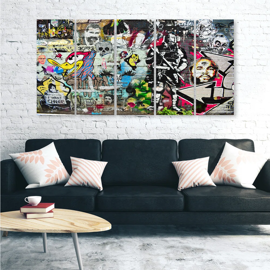 Canvas Print Graffiti Street Art