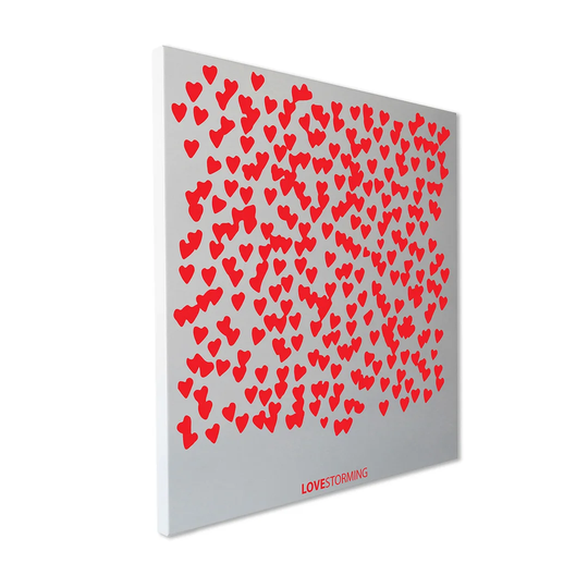 Lovestorming Hearts Magnetic Wall Mounted Photo Memo Board