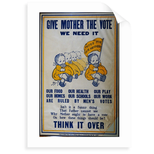 'Women'S Suffrage Poster' Graphic Art