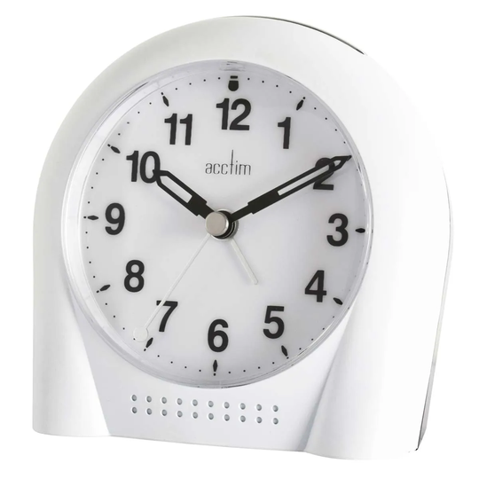 Acctim CK1562 Sweeper Smartlite Alarm Clock White