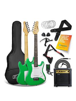 3Rd Avenue 3/4 Size Electric Guitar Pack - Green