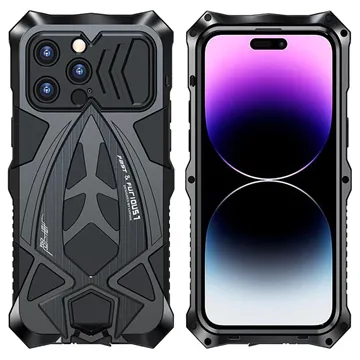 Luphie Sports Car Design iPhone 14 Pro Hybrid Case - Black