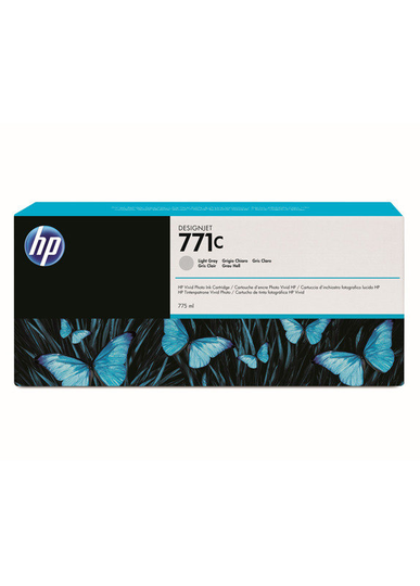 HP 711C Light Gray Original Ink Cartridge - Standard Yield 775ml - B6Y14A