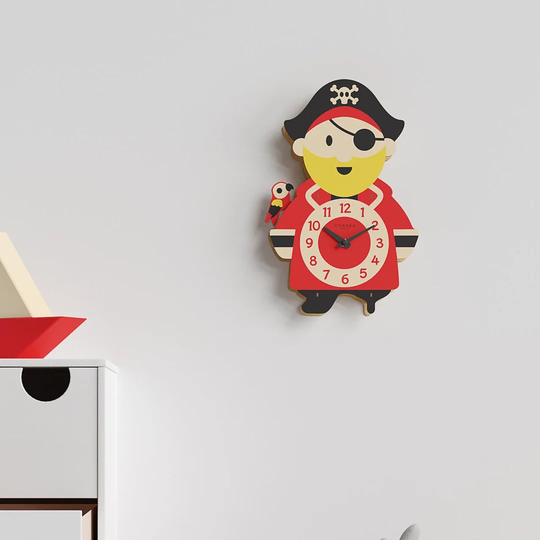 Pirate Silent Wall Clock
