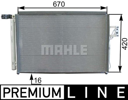 Condenser Air Conditioning 8FC351303-191 by BEHR