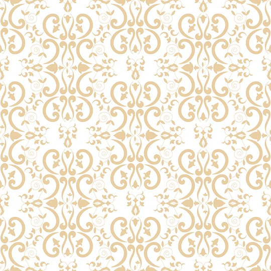 Walllpaper Roll 290X290cm Mural Decoration Kitchen Livingroom Bedroom Wallpaper Material With Print - Baroque Floral Damask Luxury Texture Golden
