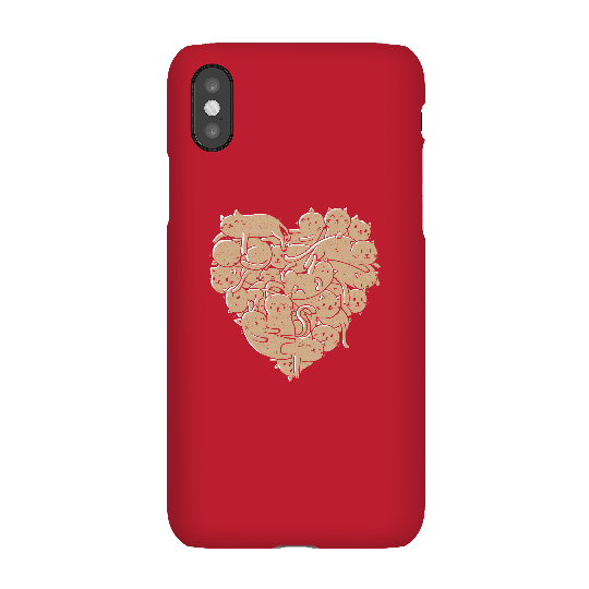 I Love Cats Heart Phone Case for iPhone and Android - iPhone 5/5s - Snap Case - Matte