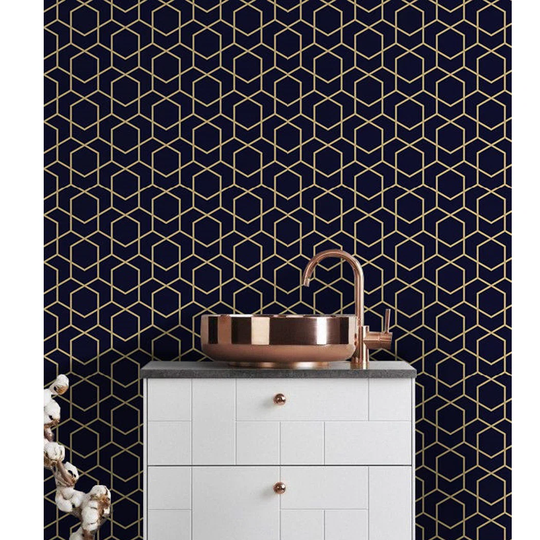 Jian Abstract Shape Cubes Wallpaper
