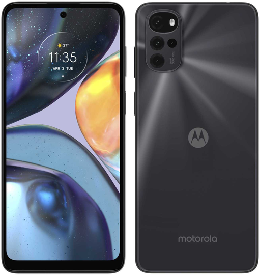 SIM Free Motorola G22 64GB Mobile Phone - Cosmic Black