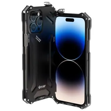 R-Just RJ-01 iPhone 14 Pro Max Shockproof Case - Black