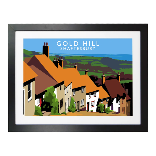 'Gold Hill' Graphic Art