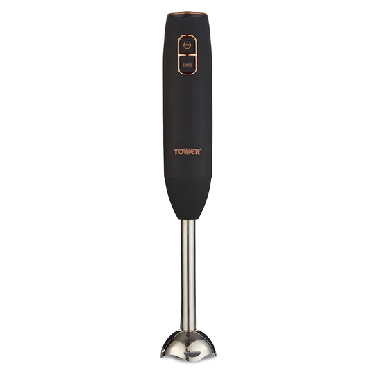 Tower T12059RG Cavaletto 600W Stick Blender - Black and Rose Gold