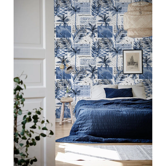 Walllpaper Roll 416X254cm Mural Decoration Wallpaper Material With Print Kitchen Livingroom Bedroom - Palm Tree Abstract