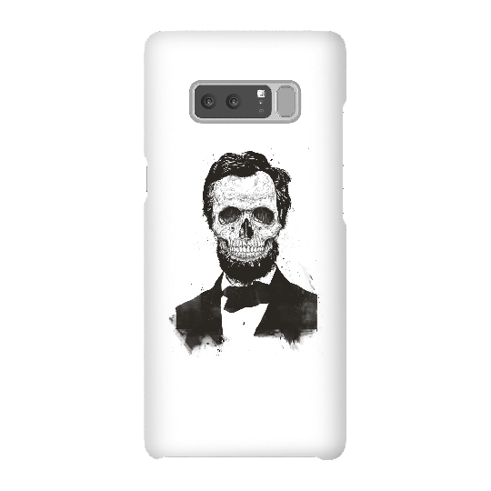 Balazs Solti Suited And Booted Skull Phone Case for iPhone and Android - Samsung Note 8 - Snap Case - Matte