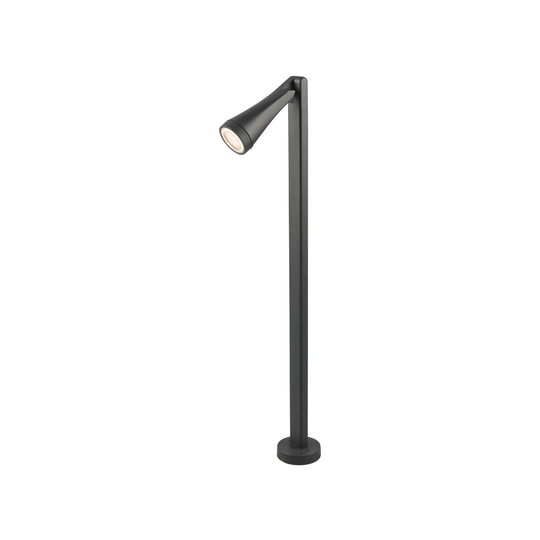 Guitierrez Graphite 1 -Light 100Cm H Hardwired Integrated LED Lamp Post (Full)