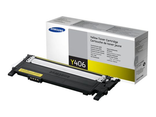 Samsung CLT-Y406S Yellow Original Toner Cartridge - Standard Yield 1000 Pages - SU462A