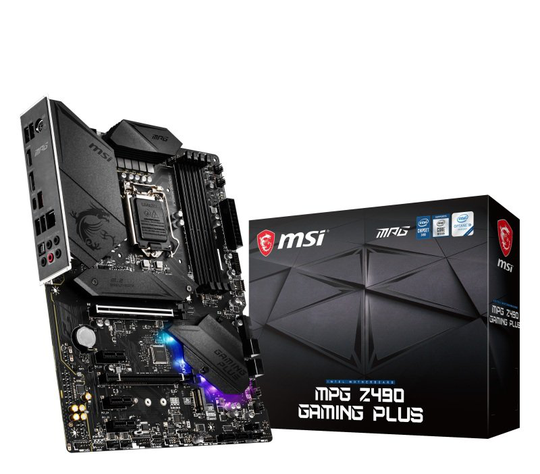 MSI MPG Z490 GAMING PLUS ATX Motherboard