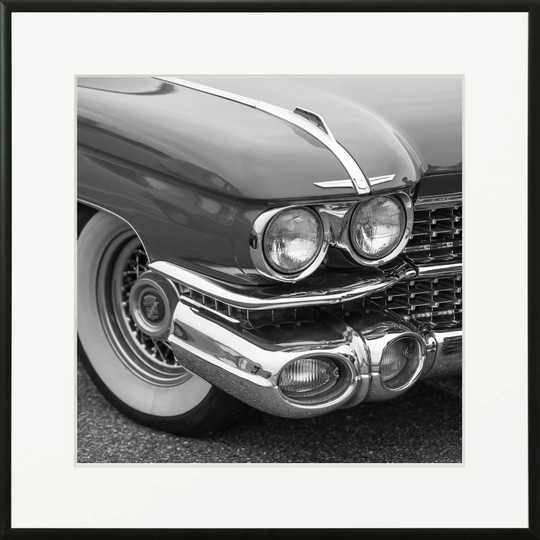 'Cars in Black and White 1' by Philippe David Framed Photographic Print