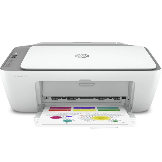 HP Deskjet 2720 Wireless All-in-One Printer - Cement Grey/White