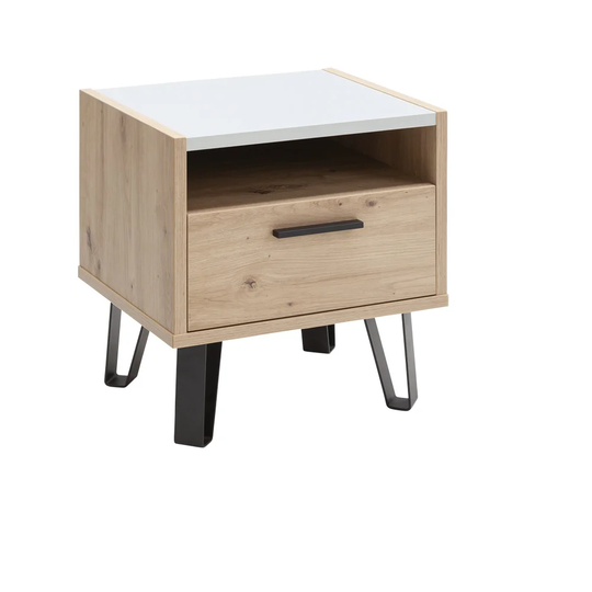Vitruvia 1 Drawer Bedside Table