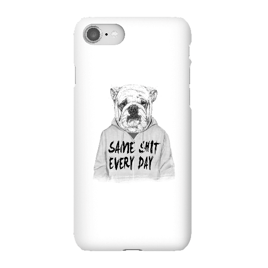 Balazs Solti Same Shit Every Day Phone Case for iPhone and Android - iPhone 8 - Snap Case - Gloss