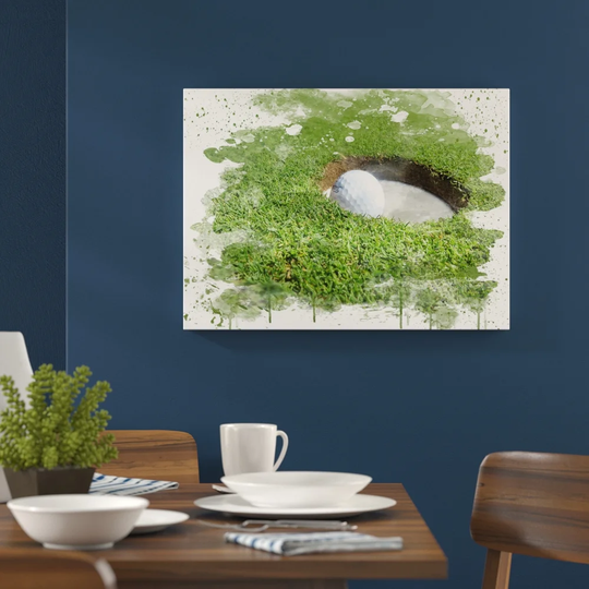 'Golf Ball' Graphic Art Print Poster