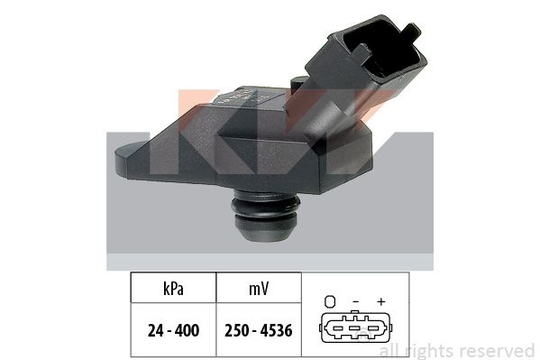 Air Pressure Sensor, height adaptation 493115 KW 493115