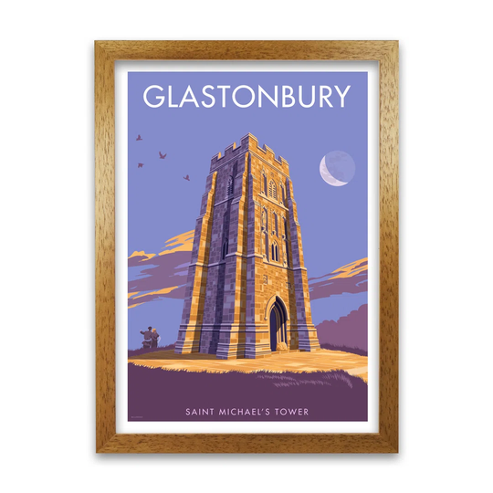 Glastonbury by Stephen Millership - Graphic Art Print on Paper