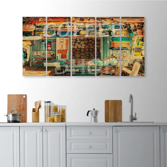 Canvas Print Coffee Abstract