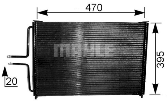 Condenser Air Conditioning 8FC351037-551 by BEHR