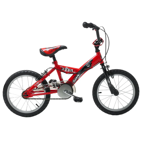Sonic Boom 16 Inch Wheel Kids Bike Single Speed - Red