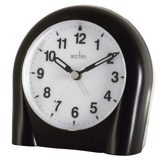 Acctim CK1563 Sweeper Smartlite Alarm Clock Black