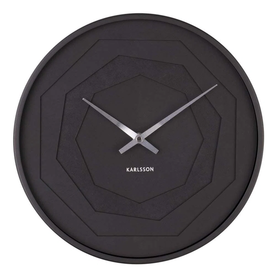 Round Origami Wooden Clock 30 Cm