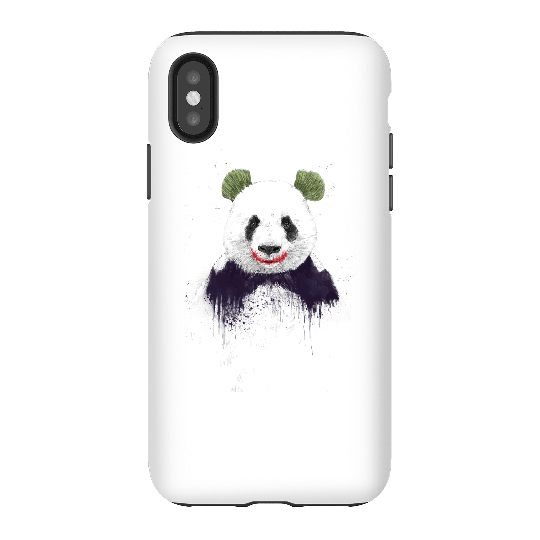 Balazs Solti Joker Panda Phone Case for iPhone and Android - iPhone X - Tough Case - Matte
