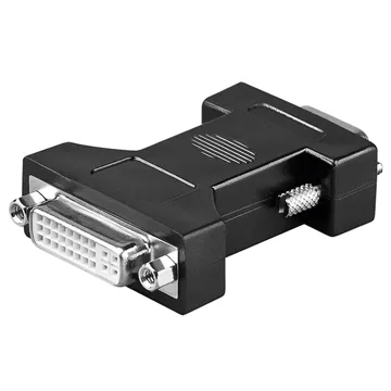 Goobay Analog VGA / DVI-I Adapter - Black