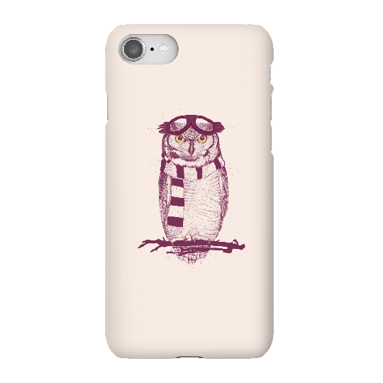 Balazs Solti Winter Owl Phone Case for iPhone and Android - iPhone 8 - Snap Case - Gloss