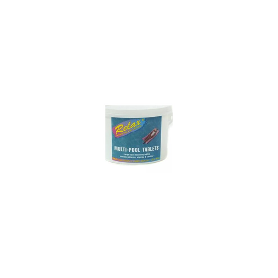Relax 2Kg Multi Pool 3 In 1 Swimming Pool 200g Chlorine Tablets Size: Large Green DiscountLeisur2935