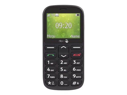 Doro 1360 2.4" Dual Sim & Unlocked Phone - Black