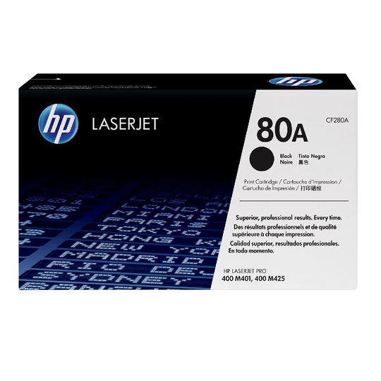 HP 80A Black Original LaserJet Toner Cartridge