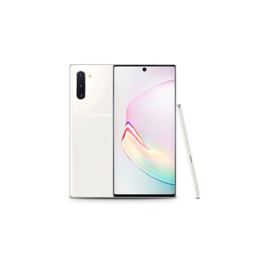 (Unlocked, Aura White) Samsung Galaxy Note10+ 5G Single Sim | 256GB | 12GB RAM