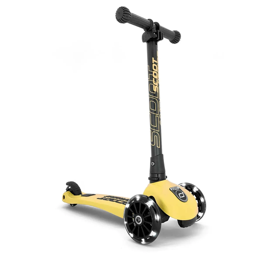 Scoot and Ride Highway Kick 3 Scooter LED Lemon