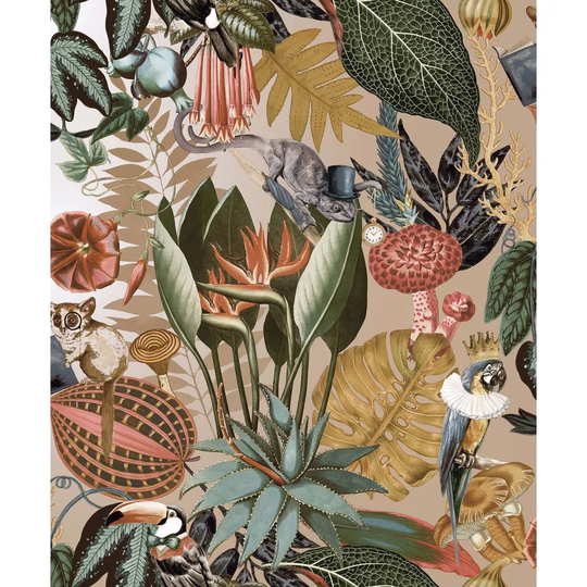 Holden Decor Wonderland Gold Wallpaper