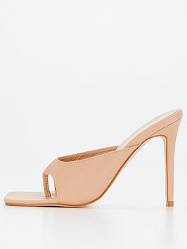 Raid Jazlynn Heeled Mule - Nude