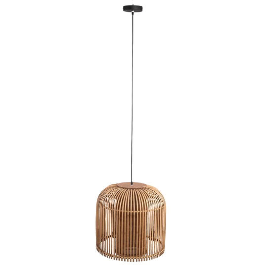 Cheve Gold 1-Bulb 30" H Plug-in Outdoor Hanging Lantern